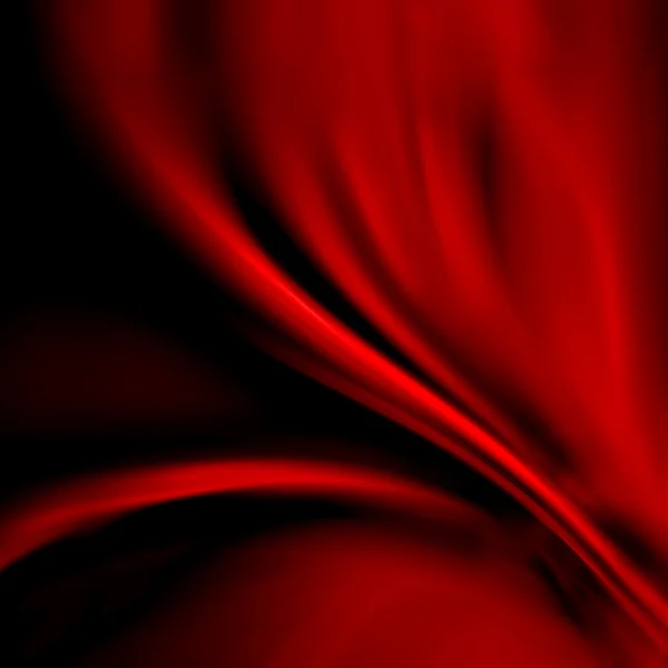 Paño de fondo rojo abstracto o ilustración de onda líquida de pliegues ondulados de seda textura satinado o terciopelo material o rojo lujoso fondo de Navidad — Foto de Stock