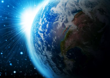 En iyi Internet kavramı küresel iş kavramları serisi. Nasa tarafından döşenmiş bu görüntü unsurları