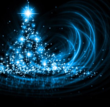 Mavi Noel ağacı