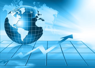 Global iş dünyasının en iyi internet kavramı. Küre, teknolojik arka planda parlayan çizgiler. Elektronik, Wi-Fi, ışınları, sembolleri İnternet, televizyon, mobil ve uydu iletişimi