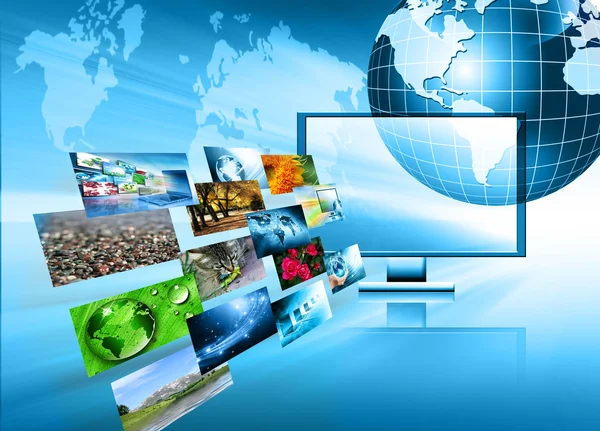 Televisie en internet productie technologie concept — Stockfoto