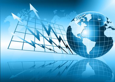 Global iş dünyasının en iyi internet kavramı. Küre, teknolojik arka planda parlayan çizgiler. Elektronik, Wi-Fi, ışınları, sembolleri İnternet, televizyon, mobil ve uydu iletişimi
