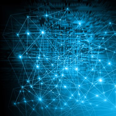 En iyi Internet kavramı küresel iş. Teknolojik arka plan. Sembolleri Wi-Fi, Internet, televizyon, telefon ve uydu iletişim ışınları