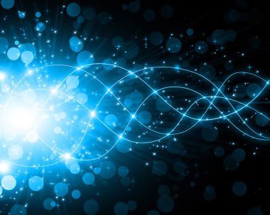 Arkaplanda kar taneleri ve yıldızlar iniyor