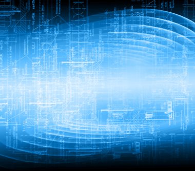En iyi Internet kavramı küresel iş. Teknolojik arka plan. Sembolleri Wi-Fi, Internet, televizyon, telefon ve uydu iletişim ışınları