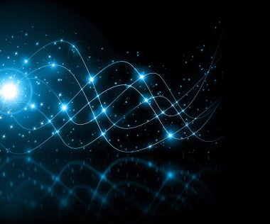 Arkaplanda kar taneleri ve yıldızlar iniyor