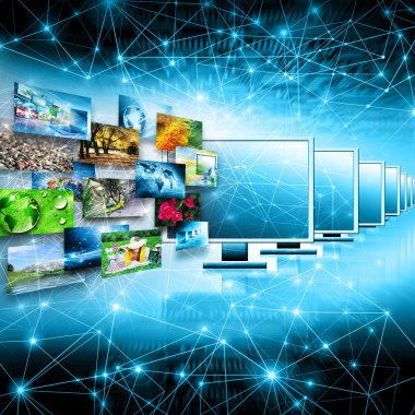 televizyon ve internet üretim teknolojisi kavramı