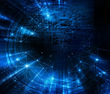 En iyi Internet kavramı küresel iş. Teknolojik arka plan. Sembolleri Wi-Fi, Internet, televizyon, telefon ve uydu iletişim ışınları