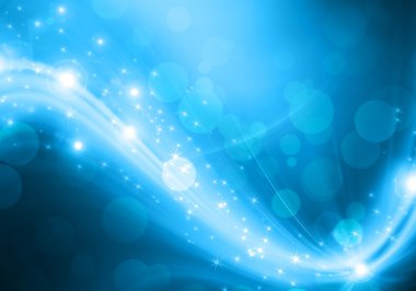 Arkaplanda kar taneleri ve yıldızlar iniyor