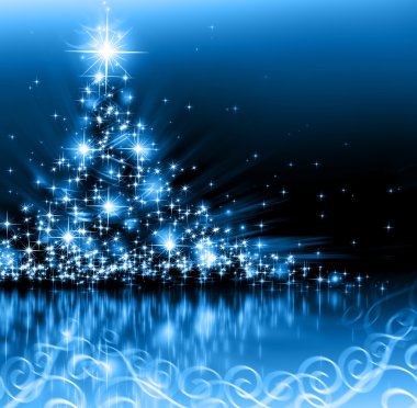 Mavi Noel ağacı
