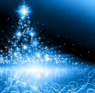 Mavi Noel ağacı