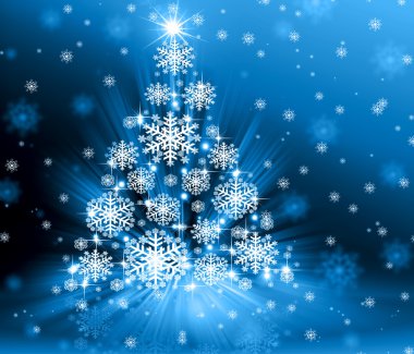 Mavi Noel ağacı