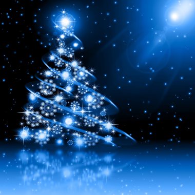 Mavi Noel ağacı