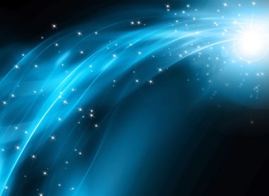 Arkaplanda kar taneleri ve yıldızlar iniyor