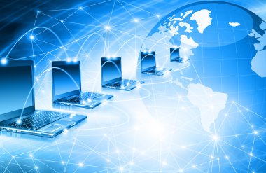 En iyi Internet kavramı, teknolojik. Elektronik, Wi-Fi, ışınları, simge Internet, televizyon, telefon ve uydu iletişim