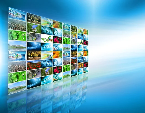 Televisie en internet productie technologie concept — Stockfoto