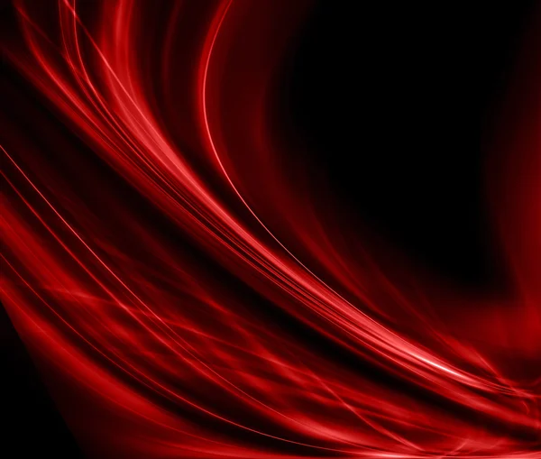 Abstrakt röd bakgrund trasa eller flytande våg illustration av vågiga veck silke textur satin eller sammet material eller röd lyxiga jul bakgrund — Stockfoto