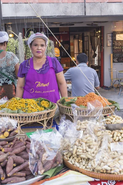 Ulica rynek w Tajlandii — Zdjęcie stockowe