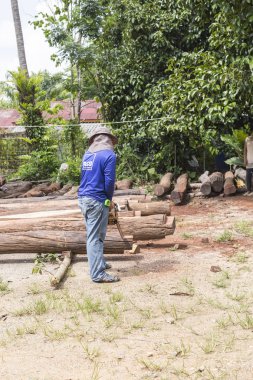 İşçi günlük ahşap süsleme