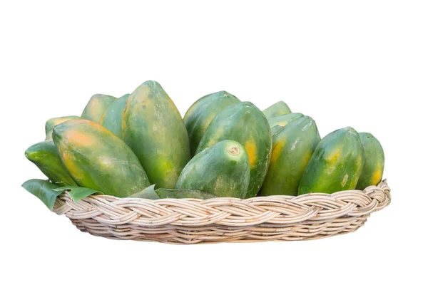 Zielonej papai owoców — Zdjęcie stockowe