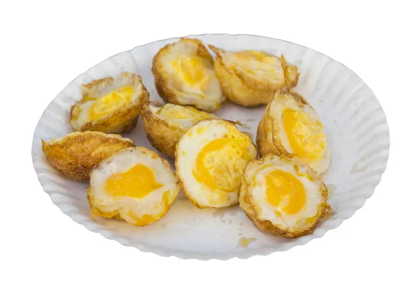 Fried Quail Eggs — Stock Photo, Image