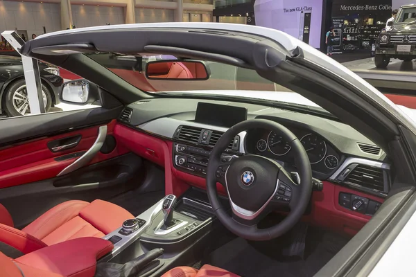 Interno della vettura BMW — Foto Stock