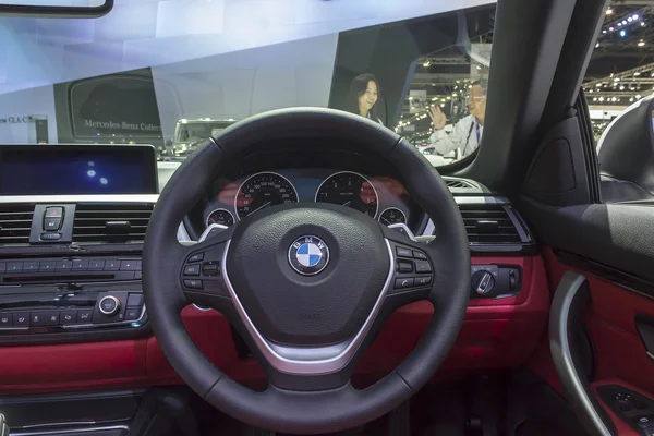 Interno della vettura BMW — Foto Stock