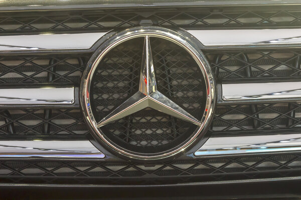 Logos of  Mercedes-Benz car