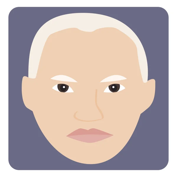 Face d'homme — Image vectorielle