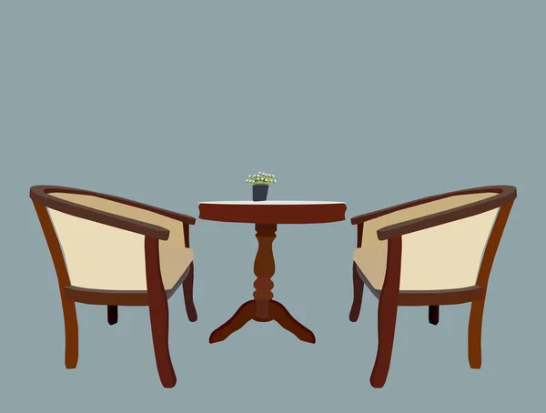 Conjunto de mesa — Archivo Imágenes Vectoriales