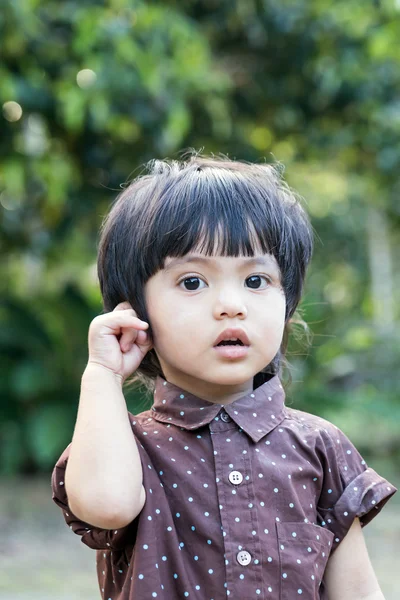 Asian cute little boy — Stock Photo, Image