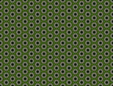 Kabartmalı Kaleydoskop Desen