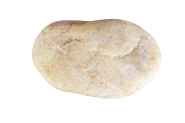 Beyaz arkaplanda taş