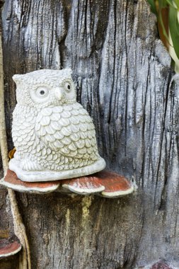 Baykuş heykel dekorasyon