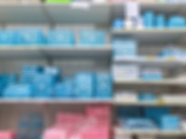 Süpermarket mağaza bulanık