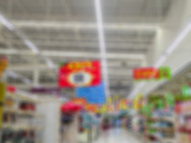 süpermarket mağaza iç