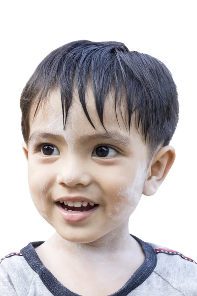 Usmívající se thajské děti — Stock fotografie