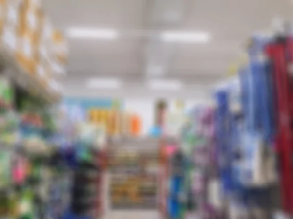 Supermarket Store Blurred — Stock Photo, Image