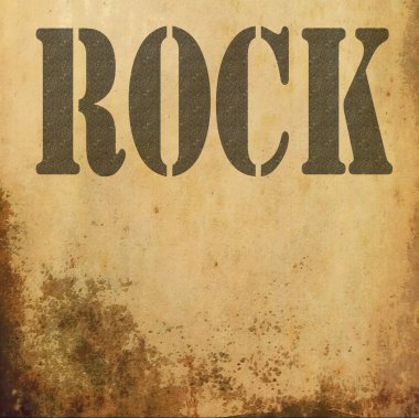 rock müzik eski grunge arka plan üzerinde çizim tasarım öğeleri