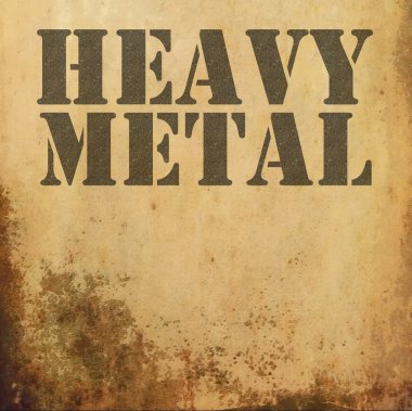 Heavy metal müzik eski grunge arka plan üzerinde çizim tasarım öğeleri