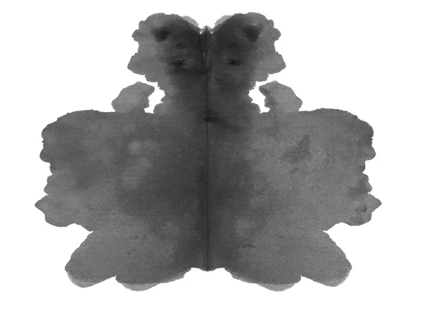 Foto test Rorschach inchiostro isolato su sfondo bianco — Foto Stock