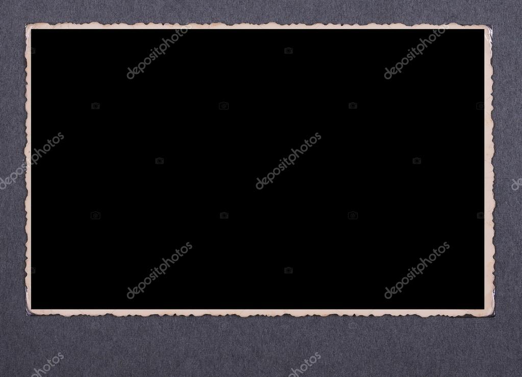 blank page old photo album with old photo stock photo dusan964 blank photo album page