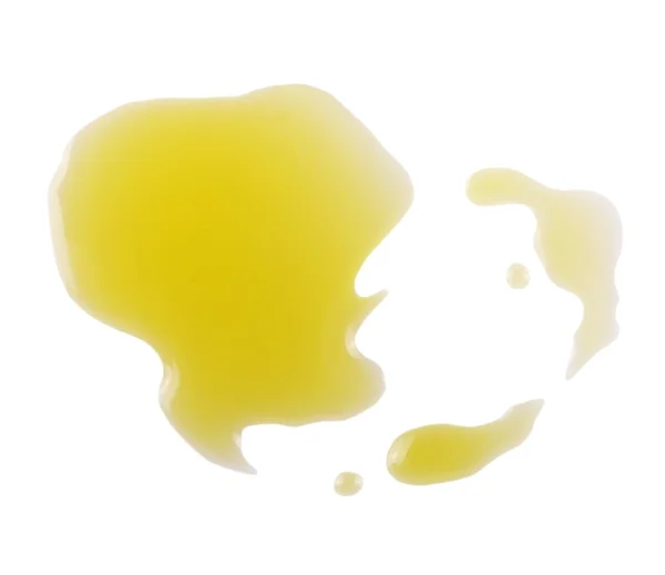 Pudim de azeite isolado sobre branco — Fotografia de Stock