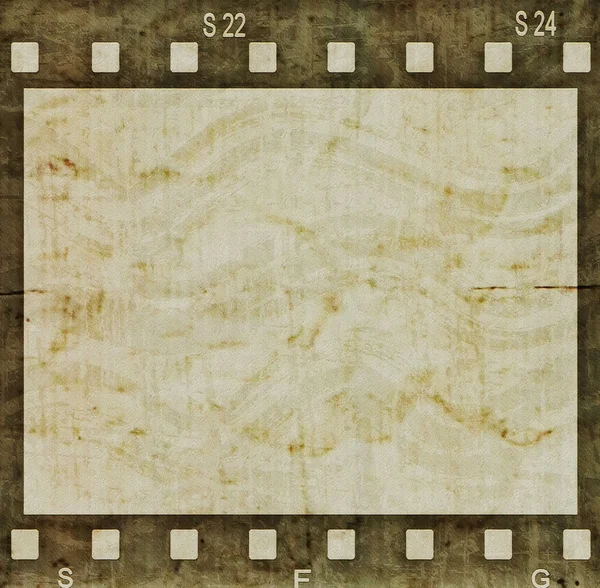 グランジ フィルム ストリップのフレームの背景 — ストック写真
