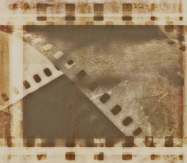 Grunge film strip frame achtergrond — Stockfoto