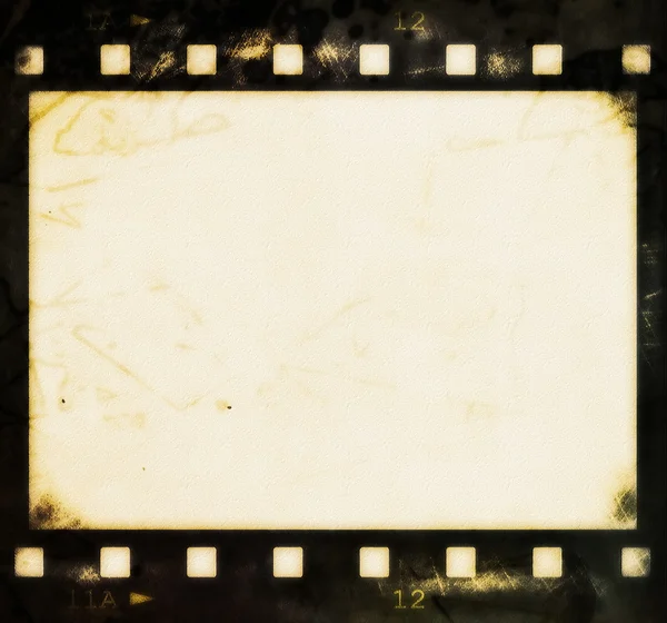 Grunge film bande cadre arrière-plan — Photo