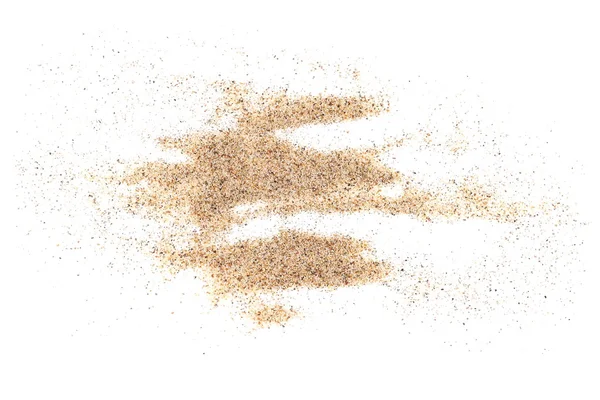 Пісок ізольований на білому фоні — стокове фото