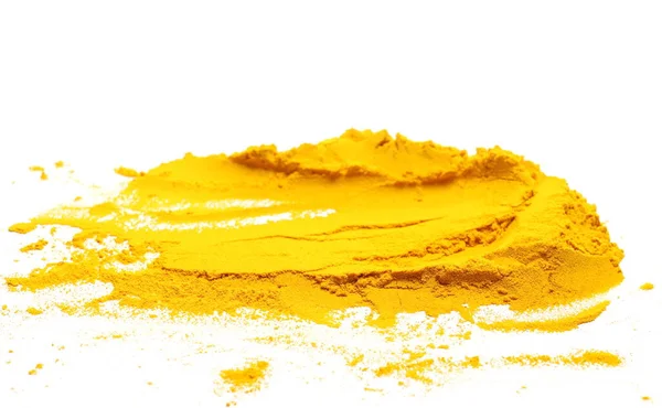 Turmeric Curcuma Powder Pile Isolated White Background Royalty Free Stock Images