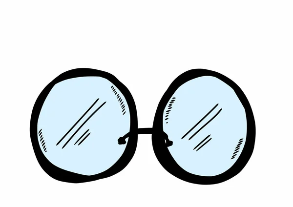 Doodle glasögon — Stockfoto