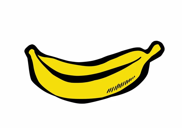 Doodle banana stylized — Stock Photo, Image